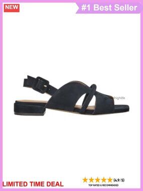 Suede Slingback Heeled Sandals with Square Toe